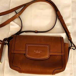Radley London brown leather crossbody bag